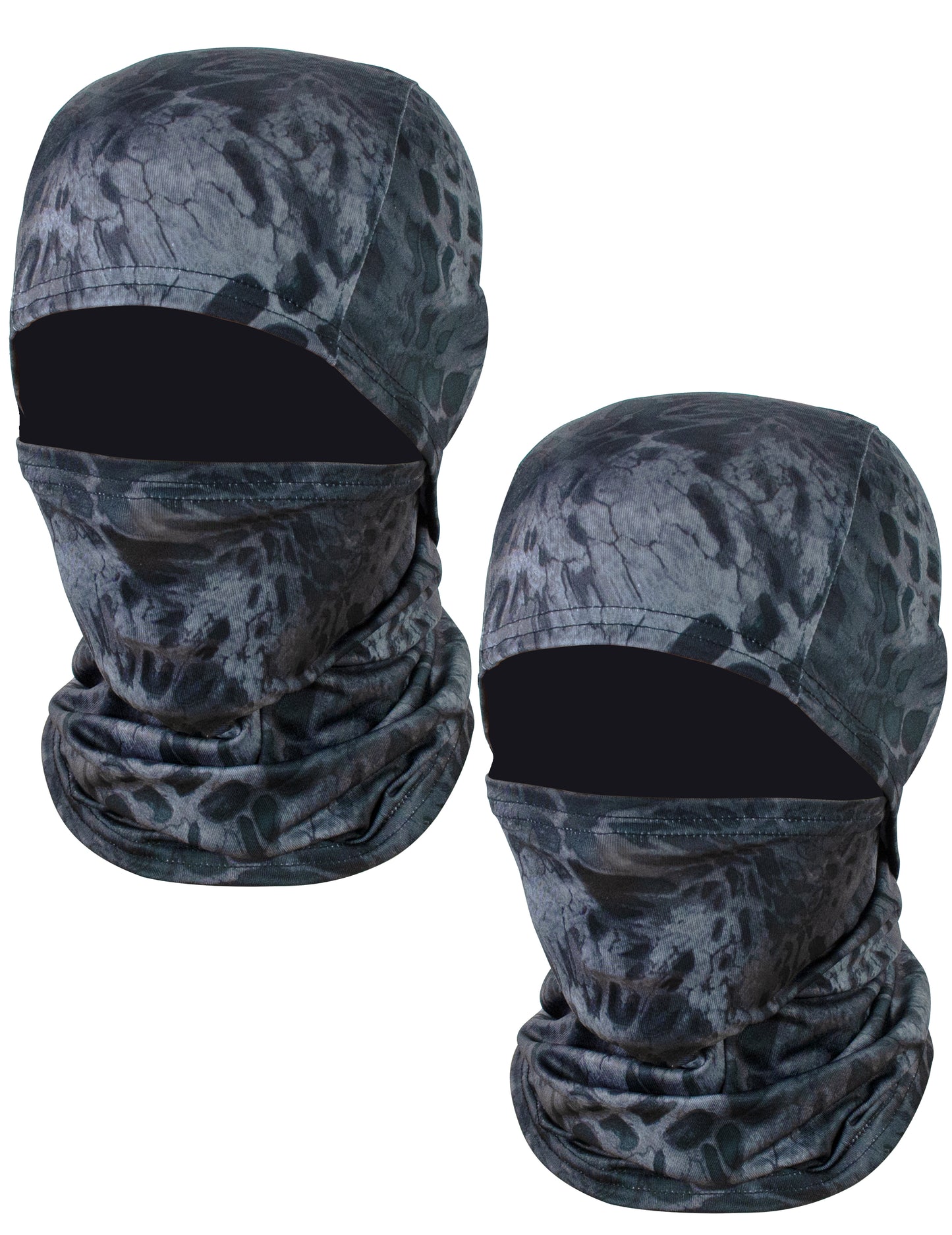 WOLFHUNT Camouflage Balaclava Mask Men Women Ski Mask Breathable Shiesty Mask Sun Protector, Prym 1 Blackout